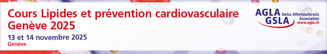 AGLA Cours Lipides et prévention cardiovasculaire Genève 2025