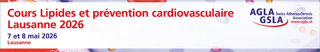AGLA Cours Lipides et prévention cardiovasculaire Lausanne 2026