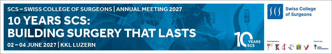 SCS - SWISS COLLGE OF SURGEONS ANNUAL MEETING 2027