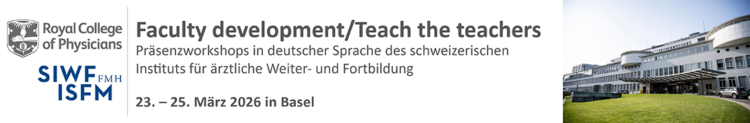 SIWF/RCP Teach-the-Teacher Workshops Basel März 2026