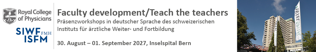 SIWF/RCP Teach-the-Teacher Workshops Bern September 2027