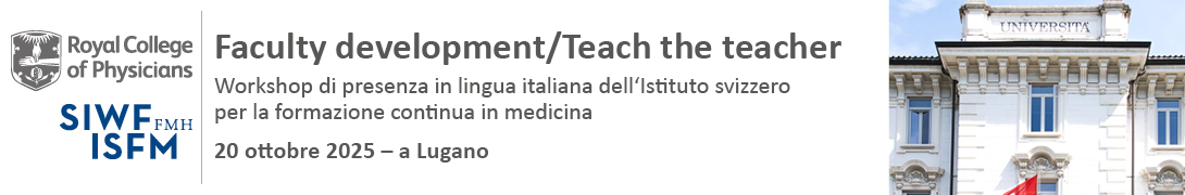SIWF/RCP Teach-the-Teacher Workshop Lugano Oktober 2025
