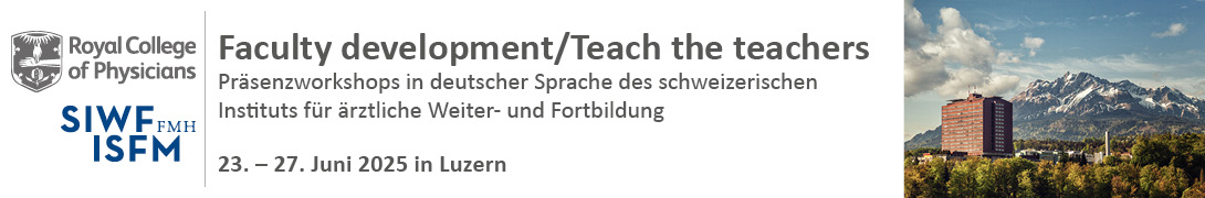 SIWF/RCP Teach-the-Teacher Workshops (DE) Luzern Juni 2025