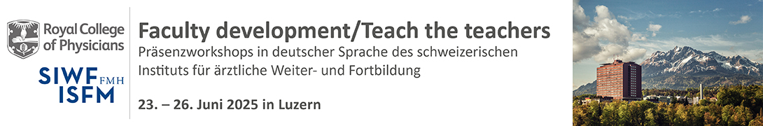 SIWF/RCP Teach-the-Teacher Workshops (DE) Luzern Juni 2025