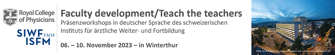 SIWF/RCP Teach-the-Teacher Workshops Basel April 2024